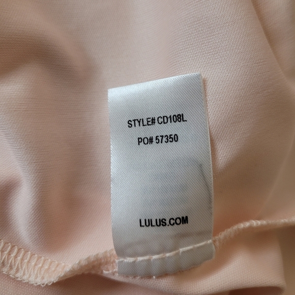 Lulus Favorite Flair Soft Pink Lace Mini Dress sz XS CD108L - Picture 9 of 11